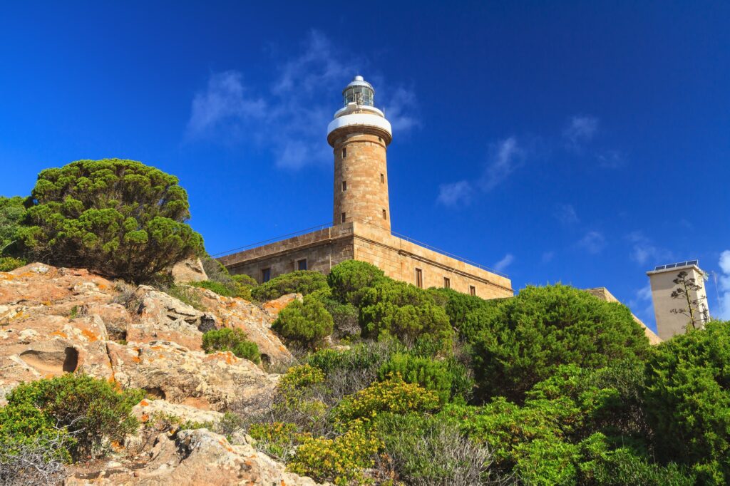 Lighthouse in Capo Sandalo